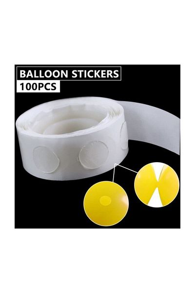 kidspartim Balloon Stickers 1 Roll - 100 Pieces