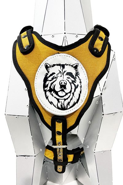Tasma Market Mustard Chow Chow Chinese Lion Dog Chest Collar Waist Collar