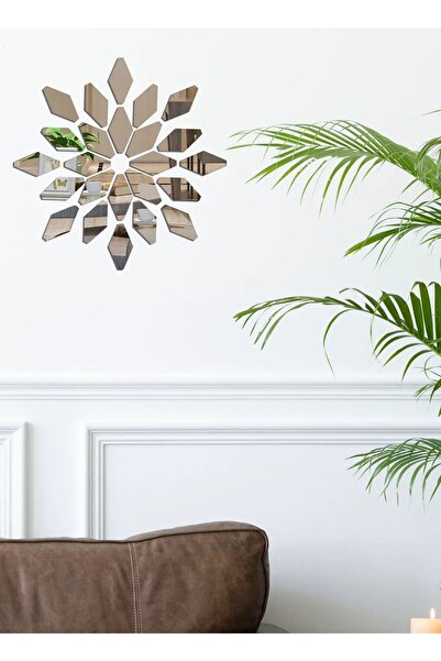 CNR SHOP Pleksi Aynalı Dekoratif Mozaik Antre Banyo Süs Kendinden Yapışkanlı ...