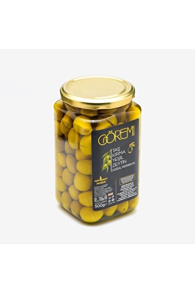 Görem Zeytin Hafif Acımsı- Sert Natürel Domat Kırma 500 Gr.