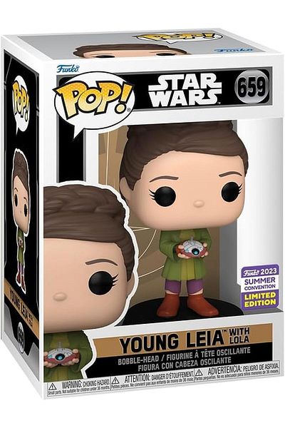 Funko SDCC 2023 - Sw POP! Young LEIA and LOLA Figure