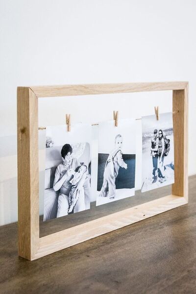 Efem Dekor Mandallı Fotoğraf Panosu Çerçevesi Askısı