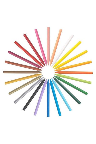 Bic Kids Plastidecor Erasable Non-Polluting Pastel Paint 24 Colors