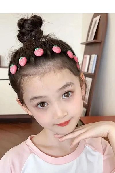 Nisankids Trendy Figured Crown Bun - Spring Scalloped Buckle