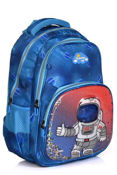 Wander Set de 3 rucsacuri de școală cu relief pentru astronauți