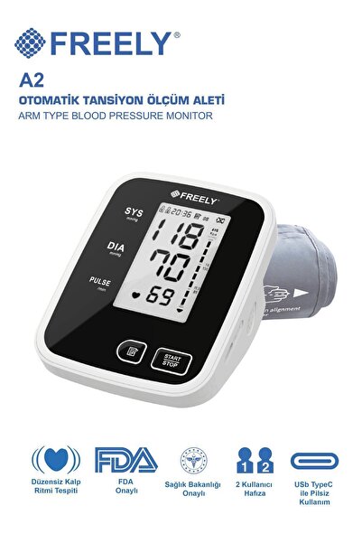 Freely A2 ÜST KOLDAN ÖLÇER TANSİYON ALETİ