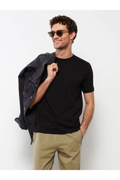 LC Waikiki Bisiklet Yaka Kısa Kollu Penye Erkek Tişört