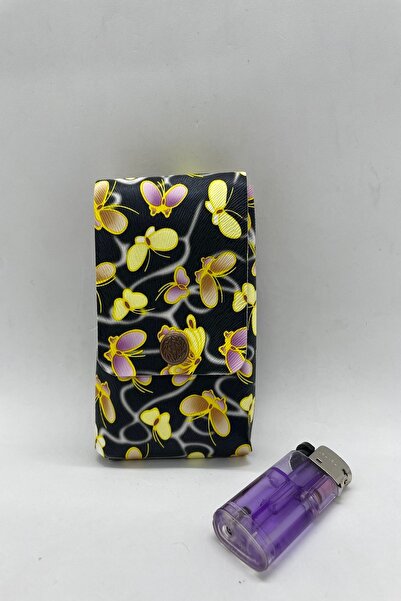 MENİSE حامل سجائر أنيق بنمط الفراشة