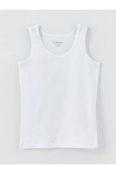 LC Waikiki LCW Kids Boy's Crew Neck Undershirt - Basic Set of 2