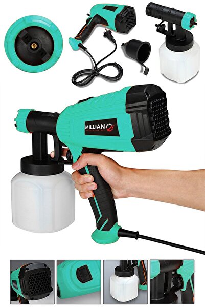 Millian Spg-3373 Profesyonel 950 W Elektrikli Sprey Boya Püskürtme Tabancası ...