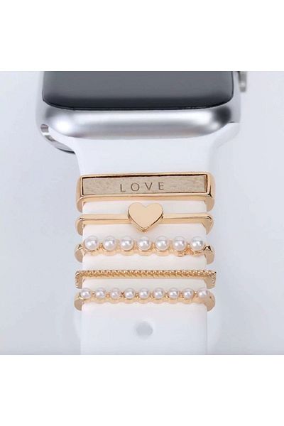 PSGT Apple Watch Compatible Smart Watch Cord Charm Strap Accessory - Size Can Be Selected by Function