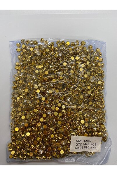 312 KONSEPT Ss25 Златист камък от Бейоглу - паваж, 1 опаковка от 1440 броя