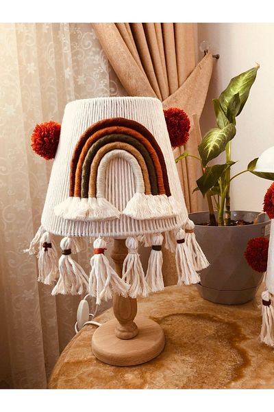 tasarimakromem35 Macrame Lampshade