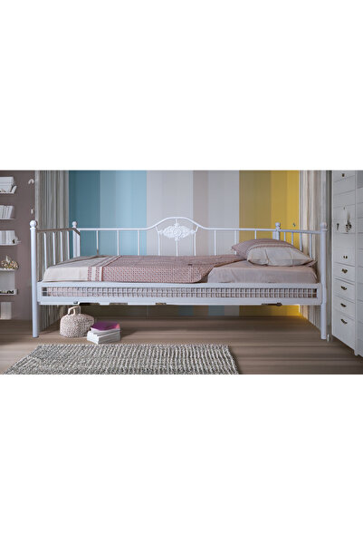 İLKODAM Petri Metal Karyola , Beyaz