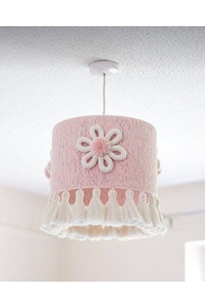 tasarimakromem35 makrome pudra avize çicekli