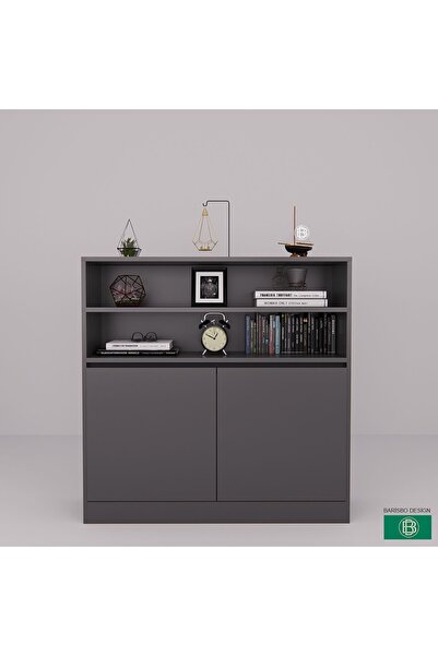 barisbo design Çok Amaçlı Saklama Dolabı Kapaklı Ve Raflı