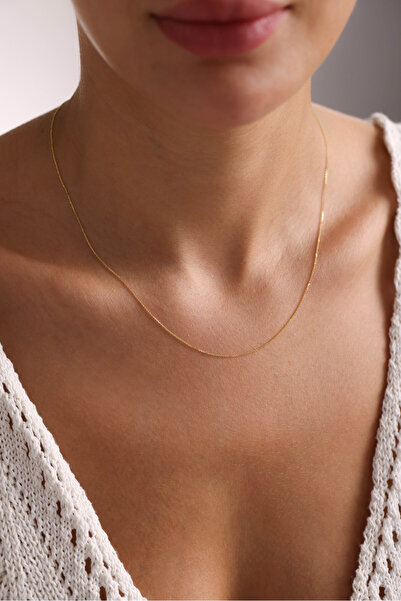 Gianfranco 14 Ayar Altın Hayalet Forse İnce Kolye