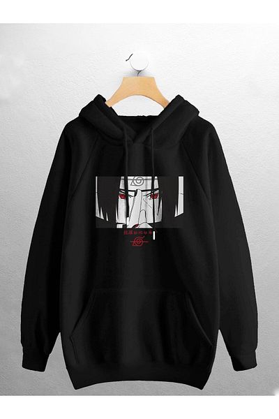 macklin Унисекс дамски мъжки суитшърт с щампи на аниме Uchiha Itachi