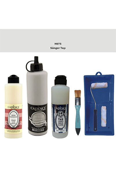 Cadence Banyo Mutfak Boyası-Cadence Multi H-075 Sünger Taşı 500Ml Pya250Ml Ta...