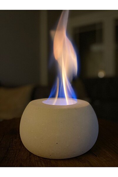 Shop Concrete Mini Beton Şömine 100 Cc Bioethanol Yakıt