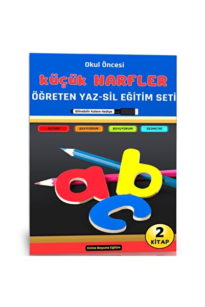 Enine Boyuna Eğitim Yaz-Sil Training Set Teaching Preschool Lowercase Letters...