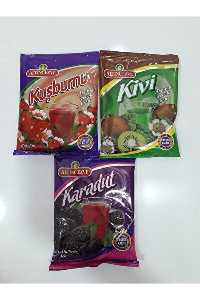 Nefes Aktar Altıncezve 3'lü Set Kivi Kuşburnu Karadut
