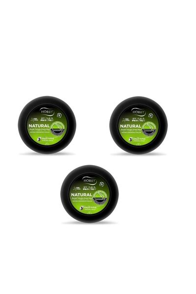 Hobby Wax Natural Mat Krem 100 ml X 3 Adet