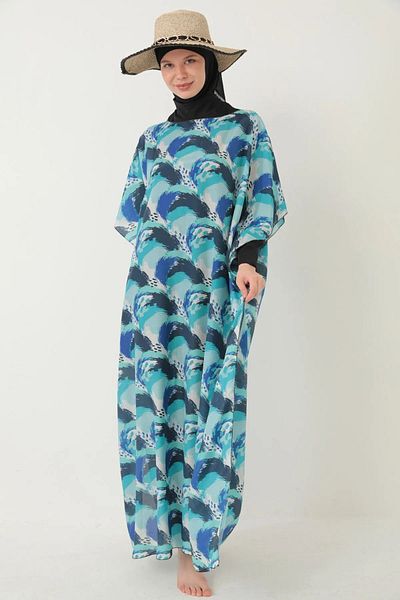 medipek Hijab Swimsuit - Patterned Pareo