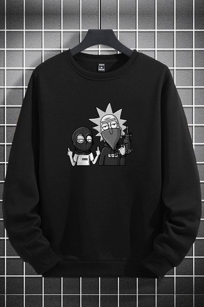 macklin Hanorac unisex, femei, bărbați, cu imprimeu Rick Gang
