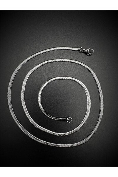 MAZEN قلادة للرجال من سلسلة إيطالية مصنوعة من الفولاذ الجراحي بنسبة 100% مقاو...