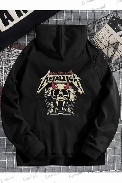 Evomind Metallica Printed Unisex Kids and Adults Sweatshirt
