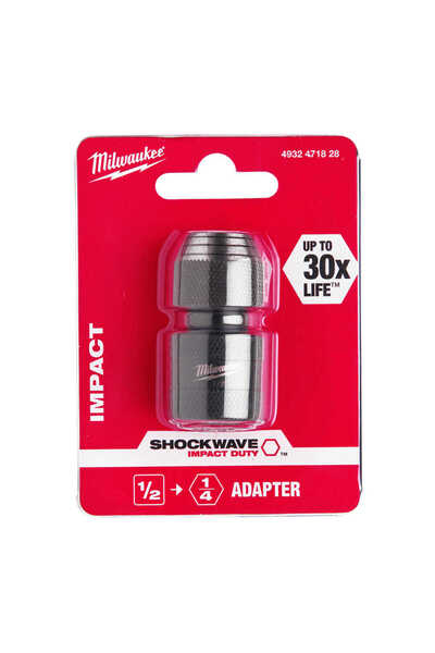 Milwaukee Milwaukee1/2 Sd Den 1/4 Shockwave Geçiş Bits Uç Adaptörü