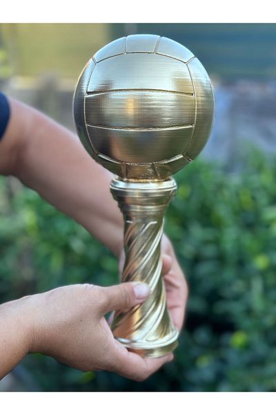 Goplast Premium Κύπελλο βόλεϊ 30cm με επίστρωση χρυσού