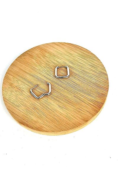 MAZEN Square Surgical Steel Earrings 316L Tarnish Antiallergic Earrings 15X15 MM