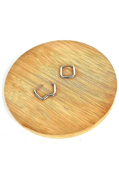 MAZEN Kare Cerrahi Çelik Küpe 316L Kararmaz Antialerjik Küpe 15X15 MM