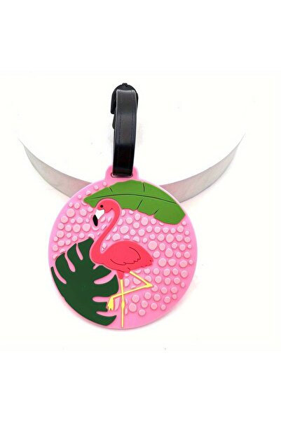 Boldy Etichetă pentru valiză Flamingo - Etichetă pentru bagaj - Etichetă gean...