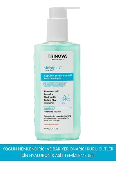Trinova Foaming Cleansing Gel with Ceramide Content 200ml