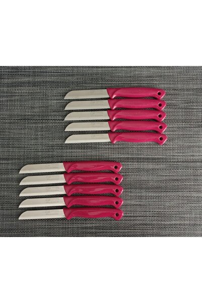 Solingen Meyve  10'lu Simli Pembe Bıçak