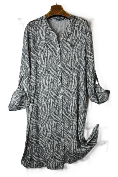 elma abone Viscose Large Size Tunic with Pockets