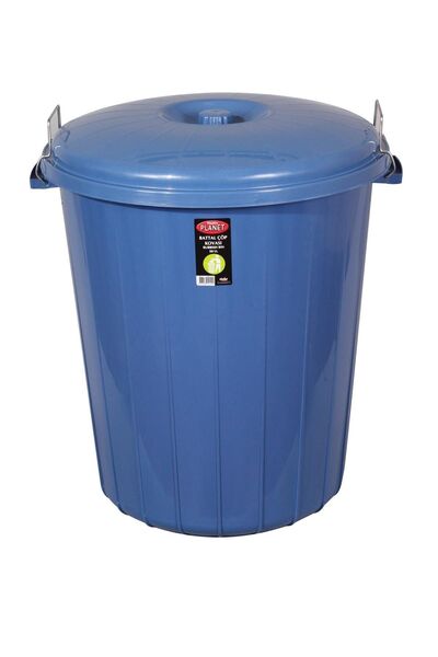 Genel Markalar Kilitli Çöp Kovası Renkli Herkül 70 Lt No. 4 Mavi