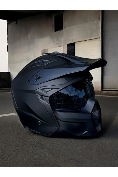 Sway SW X1- SEUL Modüler Mat Siyah Kask