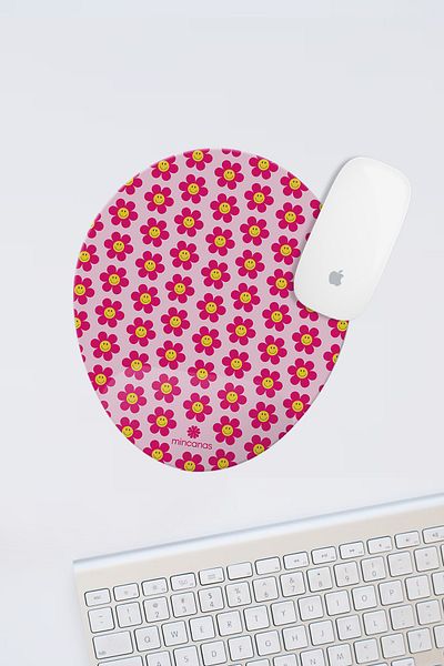 Mincanas Colorful Wrist Supported Oval Mouse Pad Mouse Pad