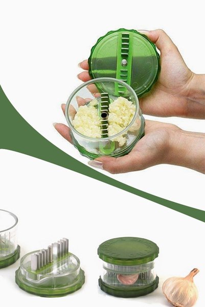 abnturk Avuç İçi Sarımsak Rondosu Garlic Press MTF.02023.00