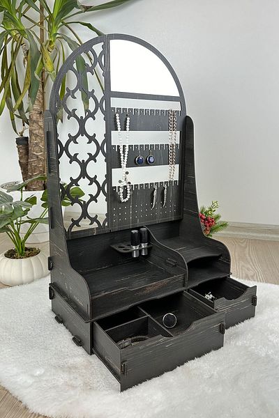 tasarx JEWELRY ORGANIZER MAKE-UP MIRROR JEWELRY ORGANIZER