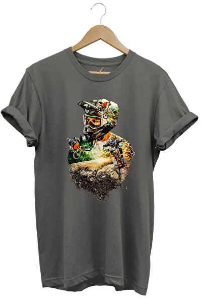 WİDİ Nosač za bicikl - 100% pamuk Regular Fit T-shirt sa kacigom i detaljima ...