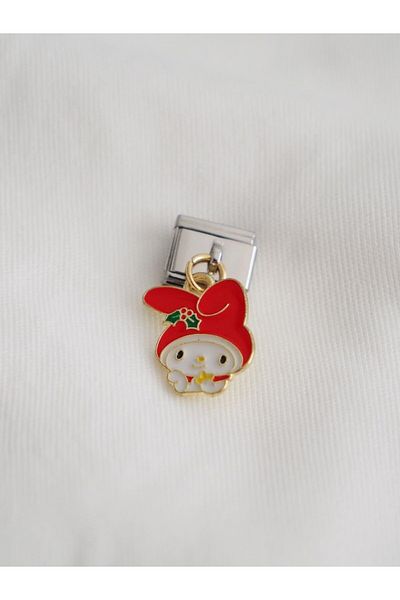 Planet Butik Red My Melody Italian Charm - Dangle
