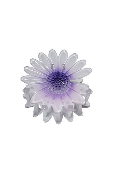 EleganTShoP Agrafă de păr floarea-soarelui Încuietoare fluture 7,5 cm