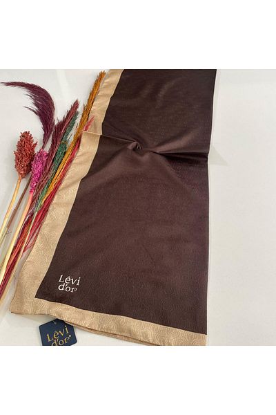 Levidor Premium Monogram Patterned Shawl - JZ0434