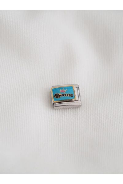 Planet Butik Princess Blue Italian Charm