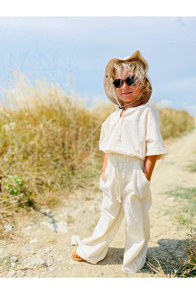 anonim Unisex Oversize Linen Suit Set